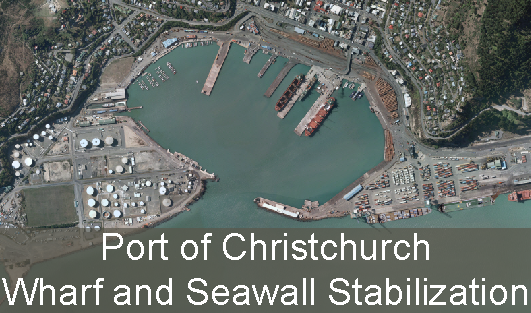 Port of Christchurch Wharf and Seawall Stabilization